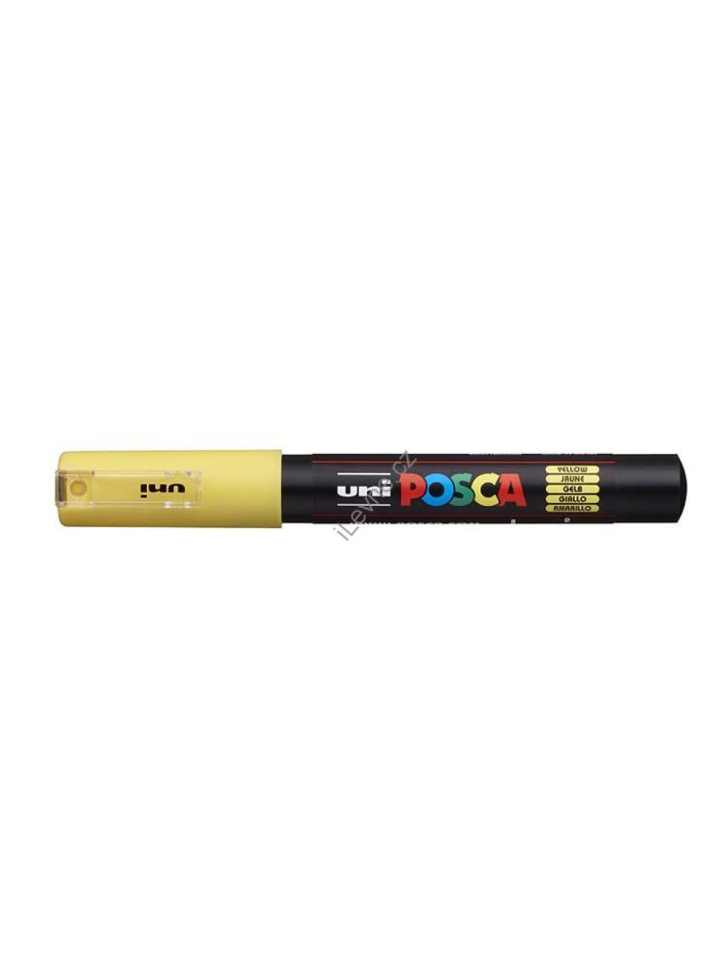 PC-1M akrylový popisovač Posca, 0,7 mm, žlutý (2)