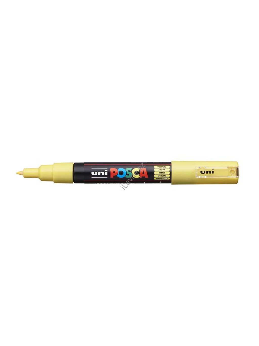 PC-1M akrylový popisovač Posca, 0,7 mm, žlutý (2)
