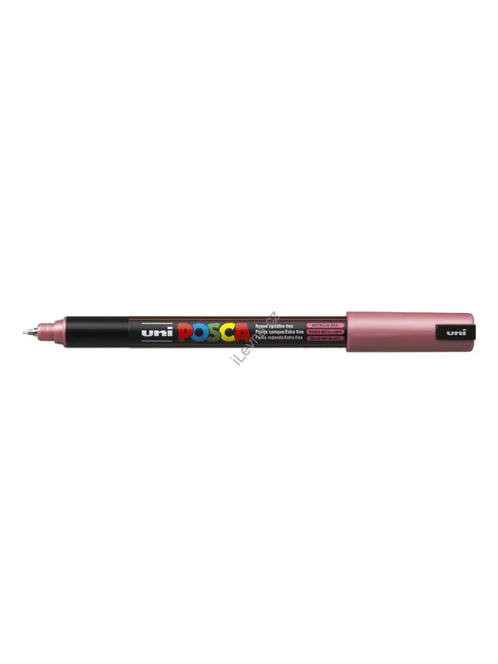 PC-1MR akrylový popisovač Posca, 0,7 mm, metal. červený (M15)