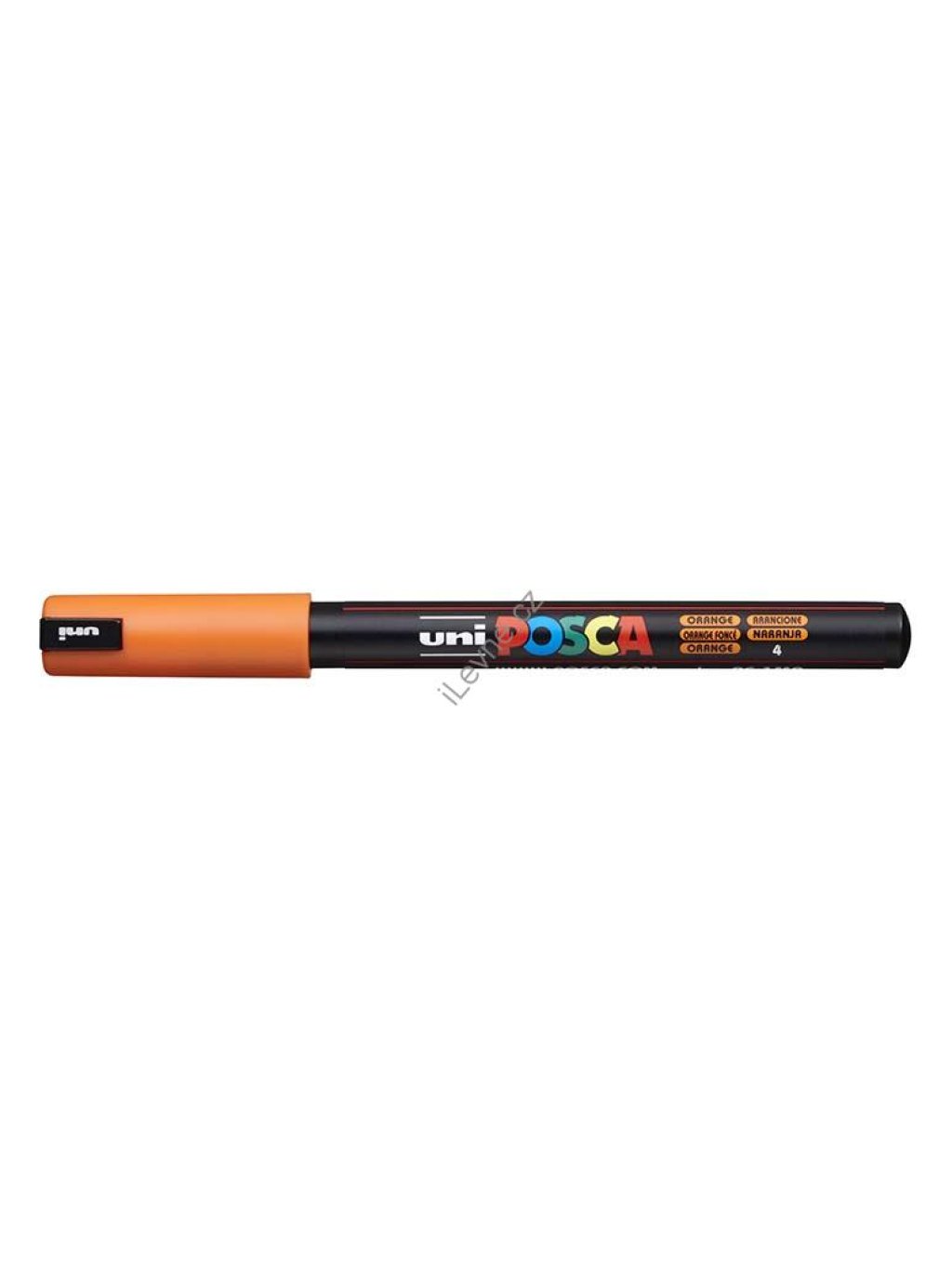 PC-1MR akrylový popisovač Posca, 0,7 mm, oranžový (4)