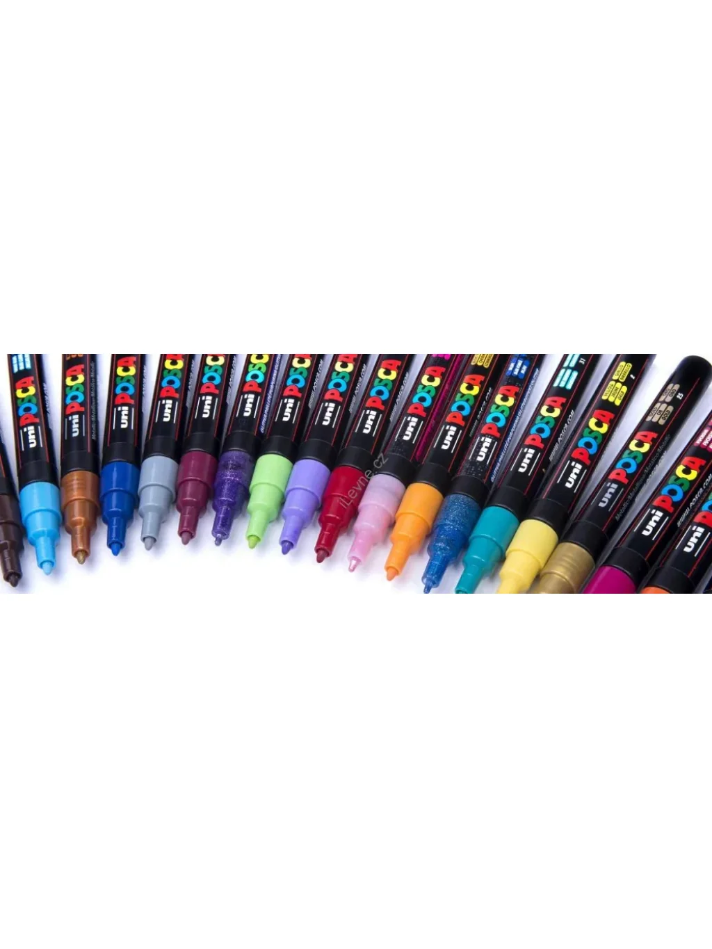 PC-3M akrylový popisovač Posca, 0,9-1,3 mm, bílý (1)