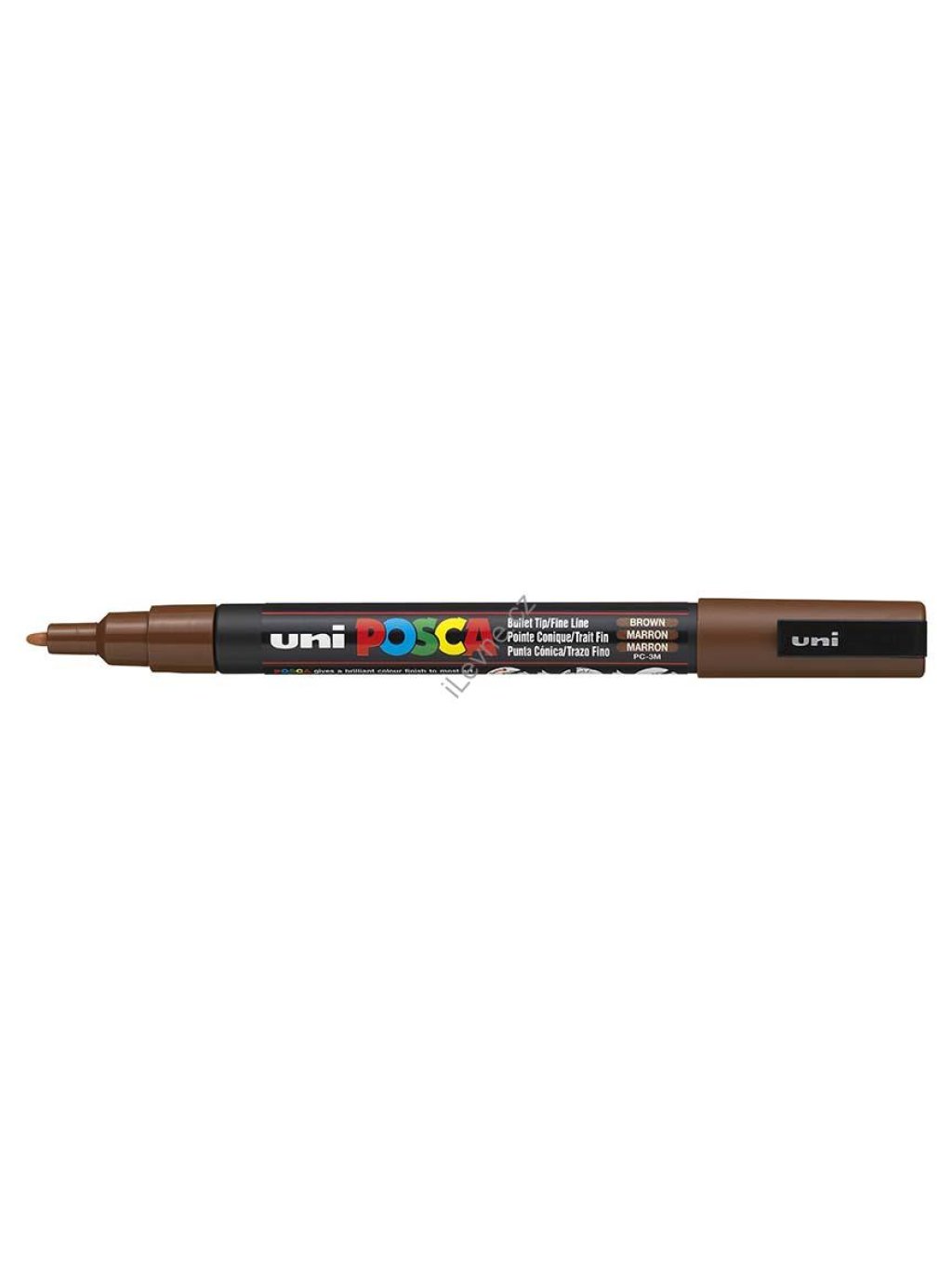 PC-3M akrylový popisovač Posca, 0,9-1,3 mm, hnědý (21)