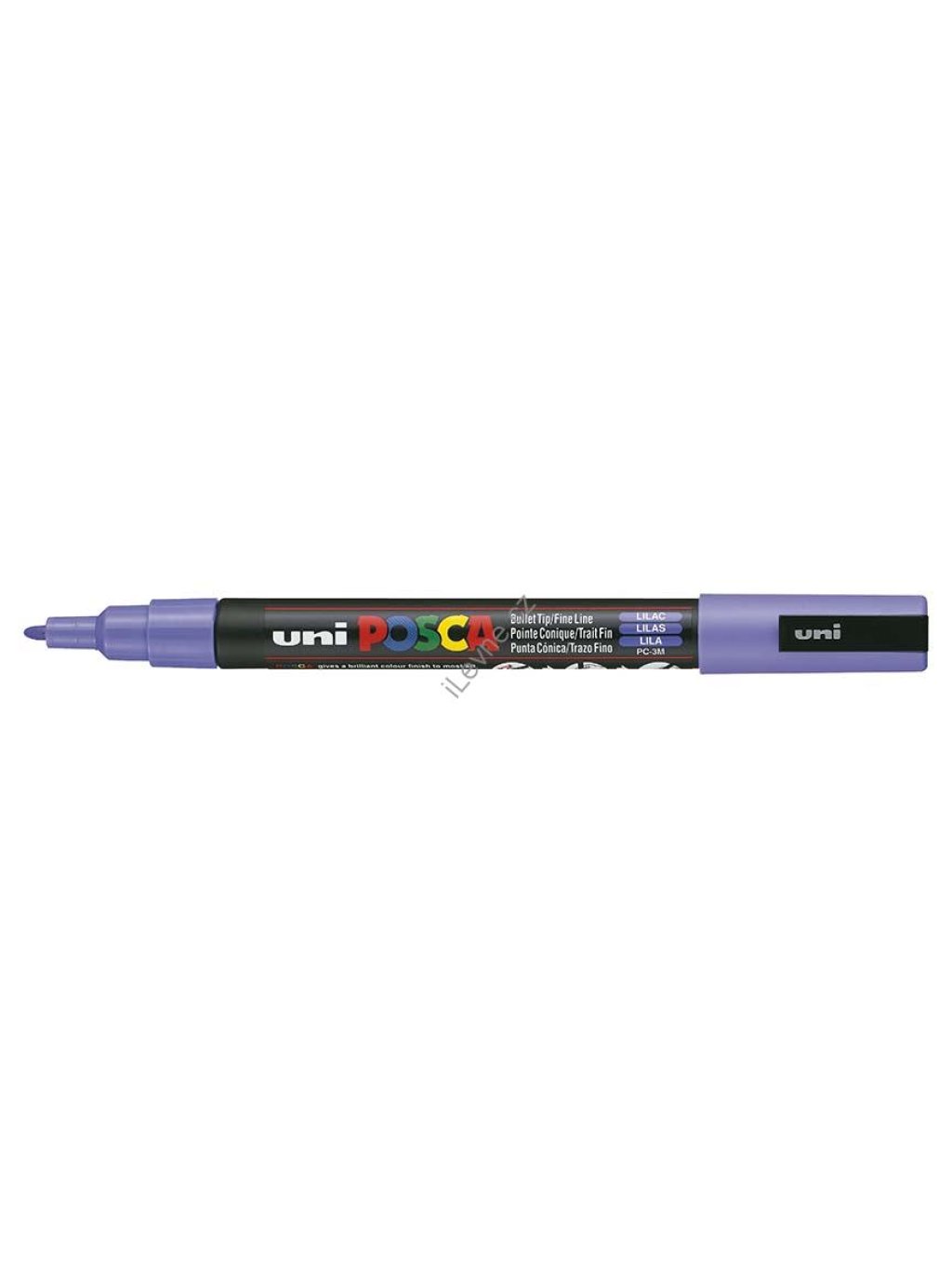 PC-3M akrylový popisovač Posca, 0,9-1,3 mm, lila (34)