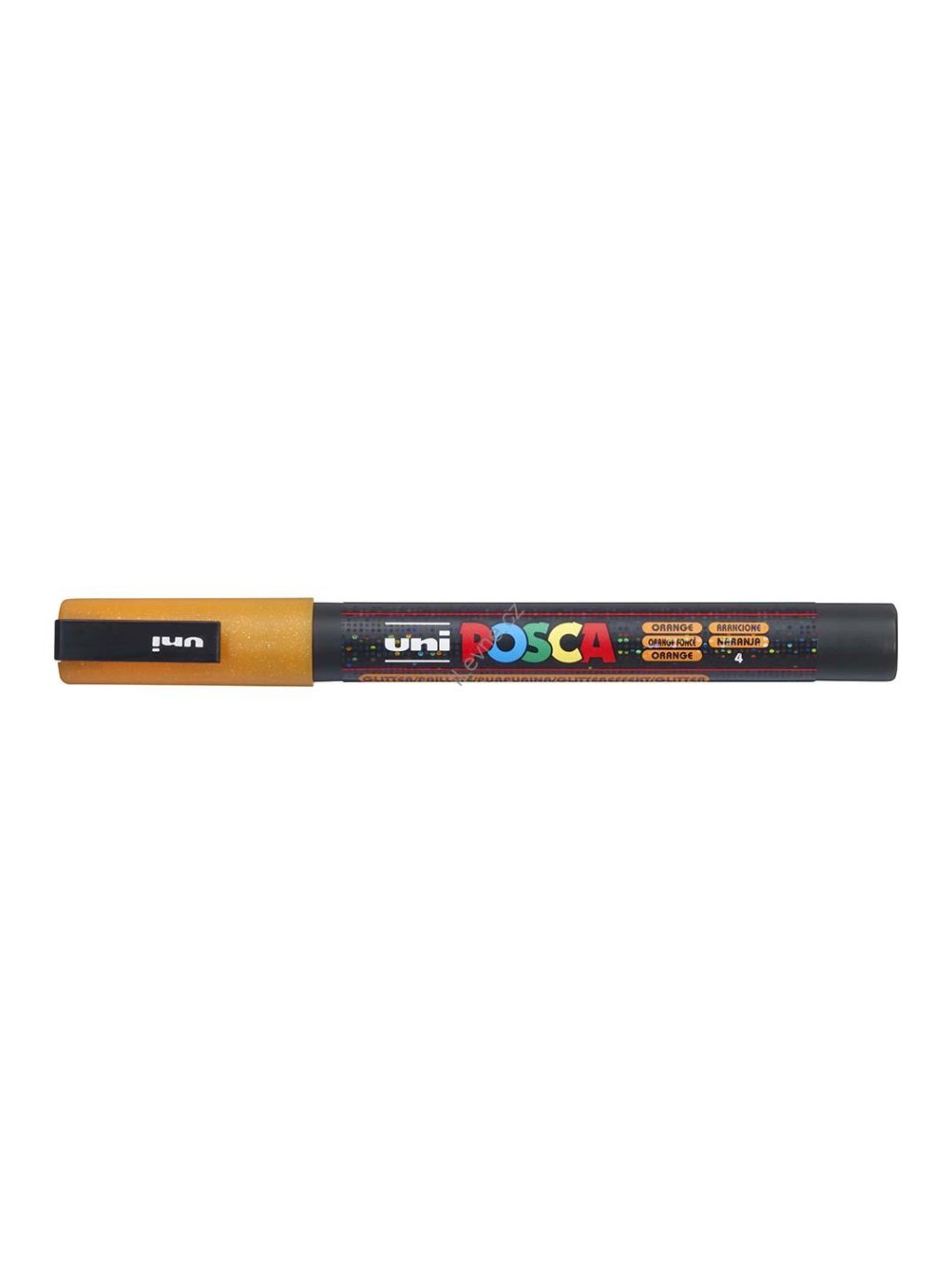 PC-3M akrylový popisovač Posca, 0,9-1,3 mm, oranžový (4)