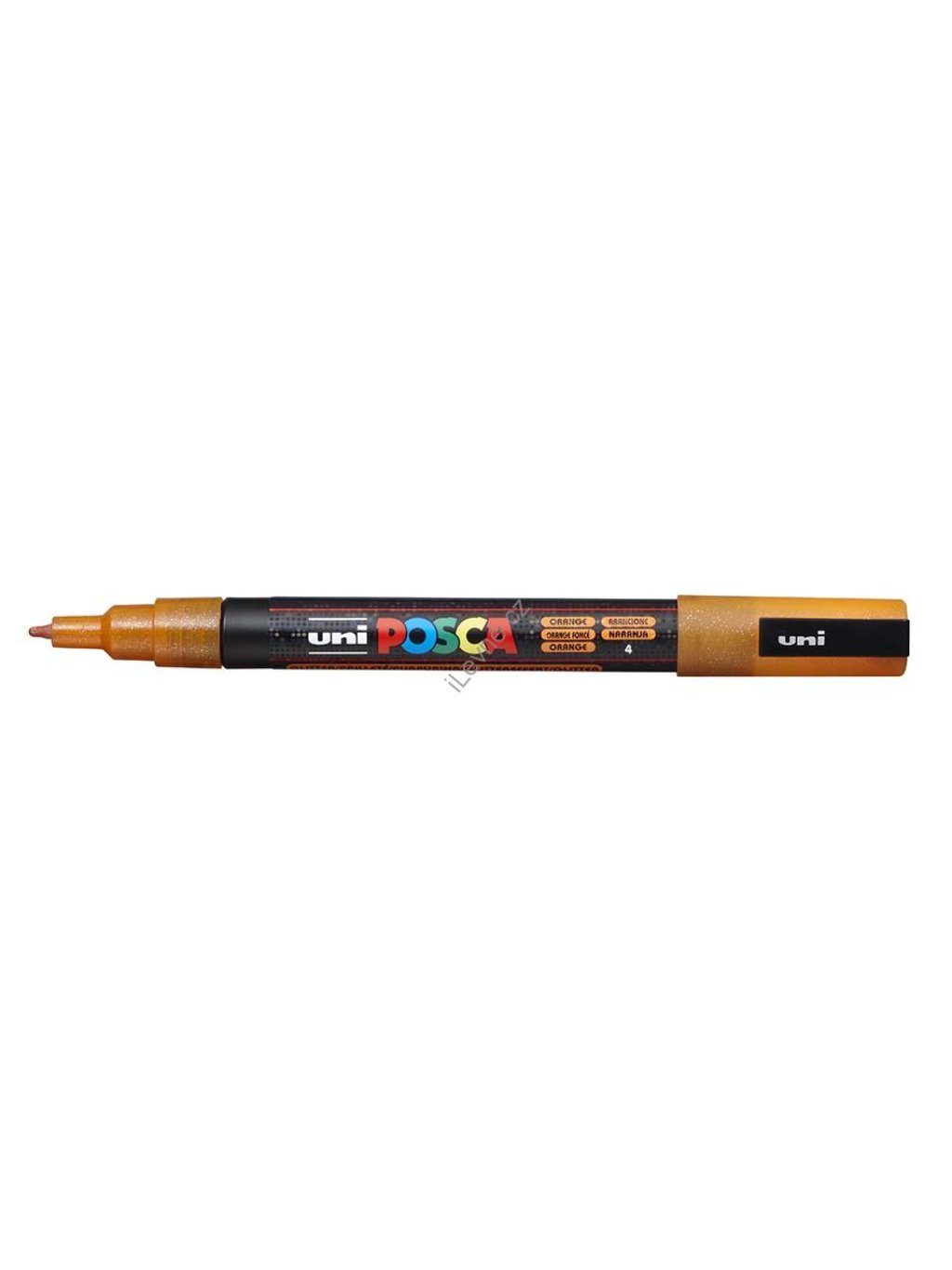 PC-3M akrylový popisovač Posca, 0,9-1,3 mm, oranžový (4)