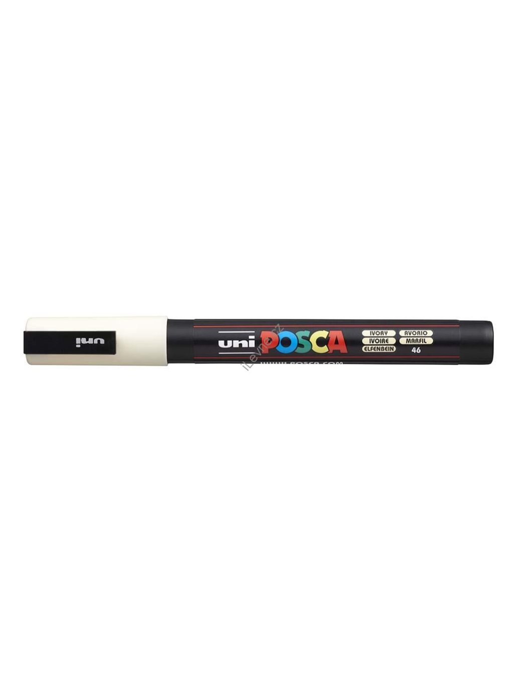 PC-3M akrylový popisovač Posca, 0,9-1,3 mm, smetanový (46)
