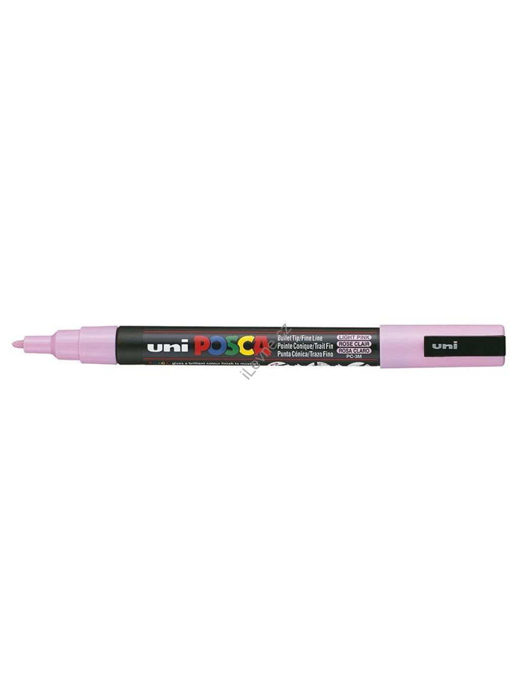 PC-3M akrylový popisovač Posca, 0,9-1,3 mm, sv. růžový (51)
