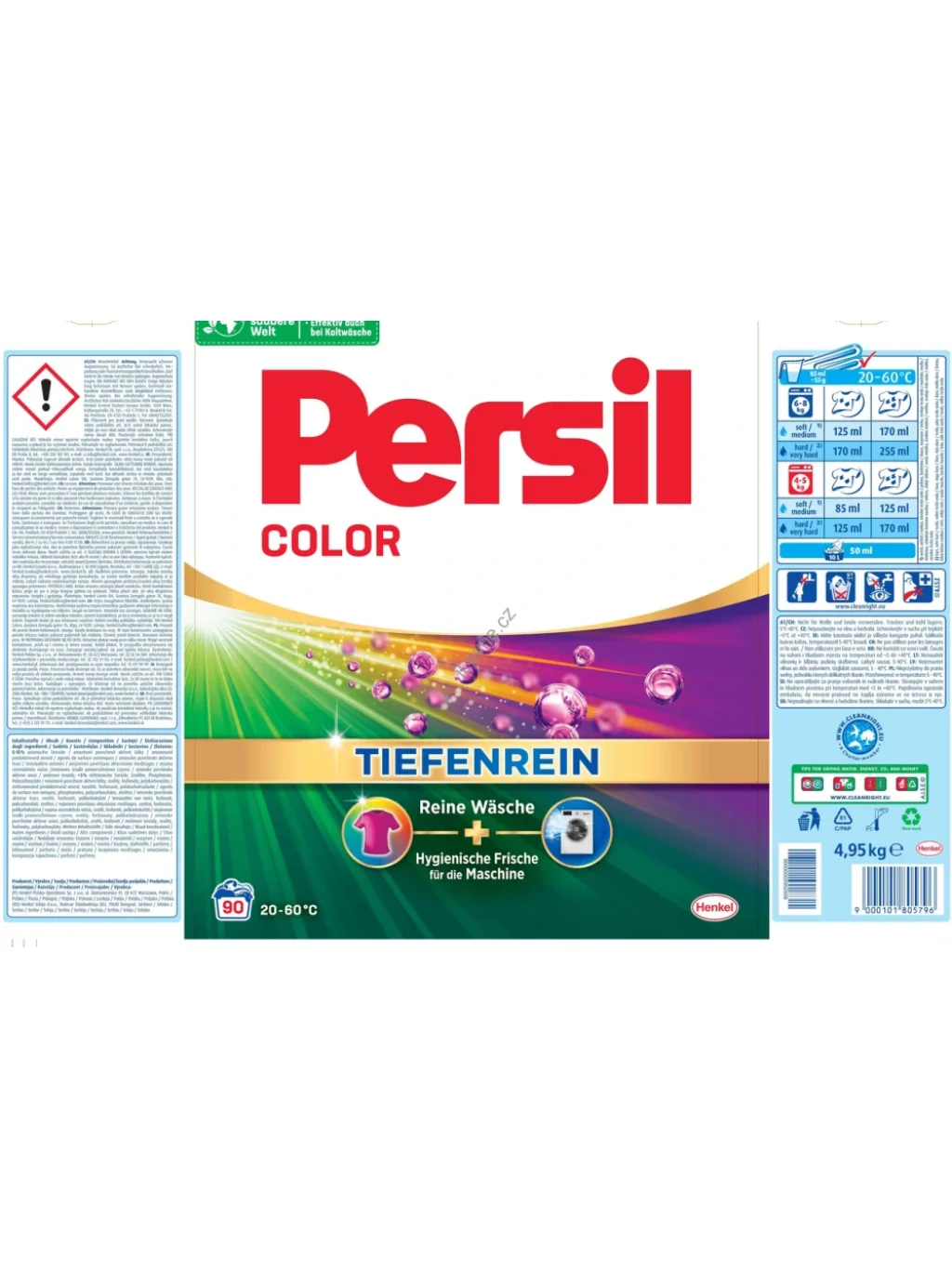 Persil PWD Color Lavander prášek na praní (90 praní) 1 ks