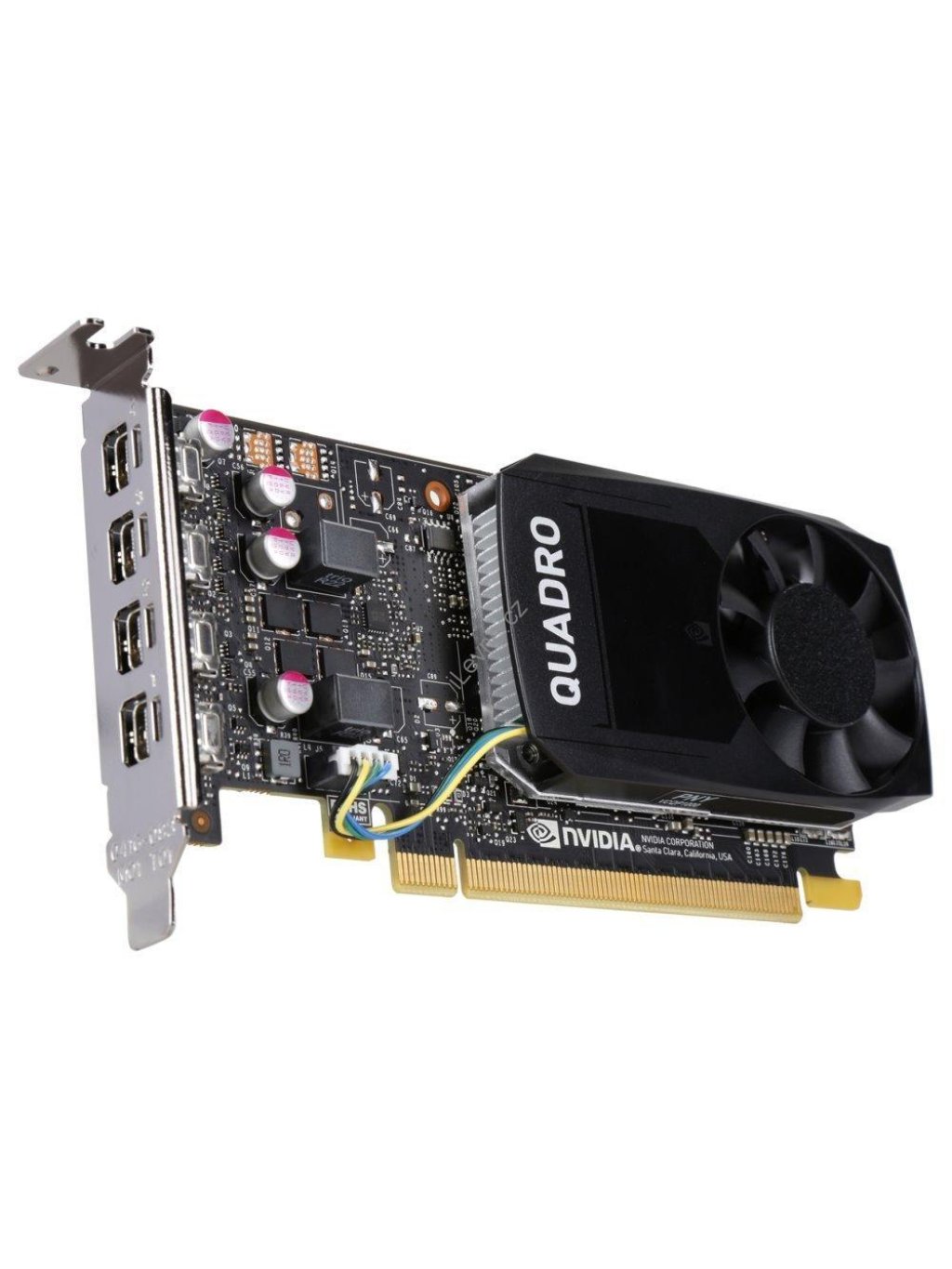 PNY Quadro P1000 V2 DP / 4GB GDDR5 / PCI-E / 4x miniDP 1.4 / Low profile bracket v balení