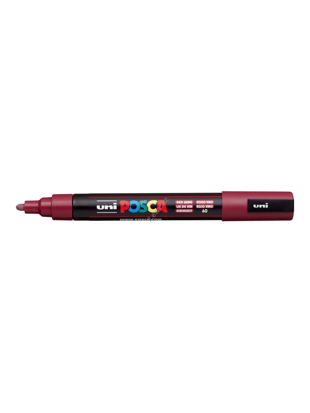 Posca popisovač PC-5M, 1,8 - 2,5 mm, bordó (60)