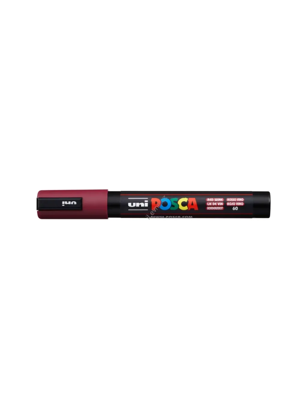 Posca popisovač PC-5M, 1,8 - 2,5 mm, bordó (60)