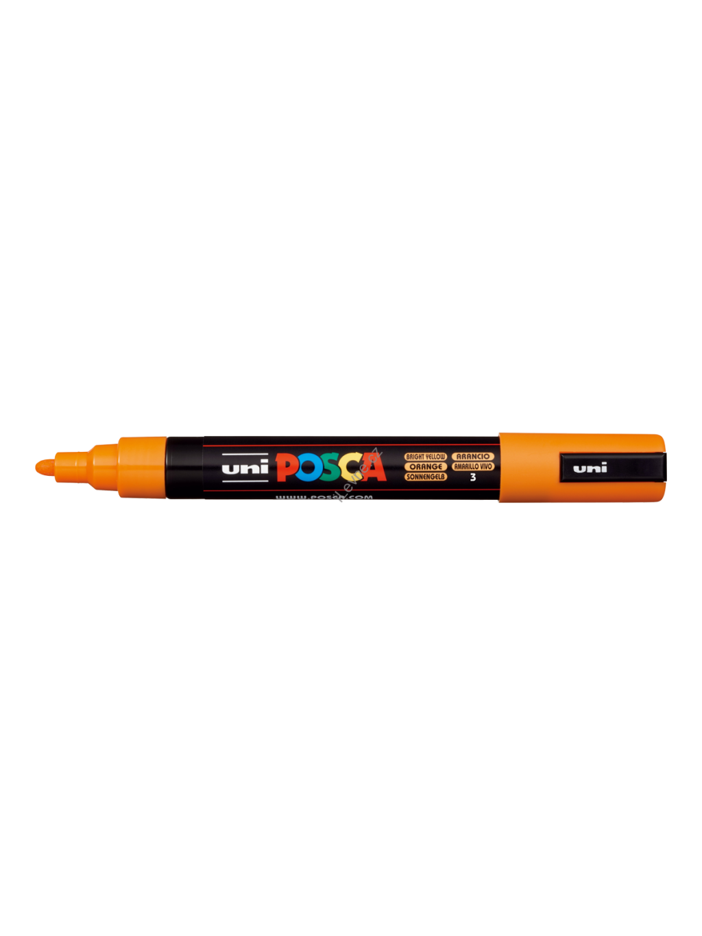 Posca popisovač PC-5M, 1,8 - 2,5 mm, jasně žlutá (3)