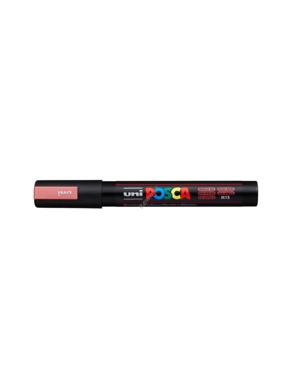 Posca popisovač PC-5M, 1,8 - 2,5 mm, metalická červená (M15)