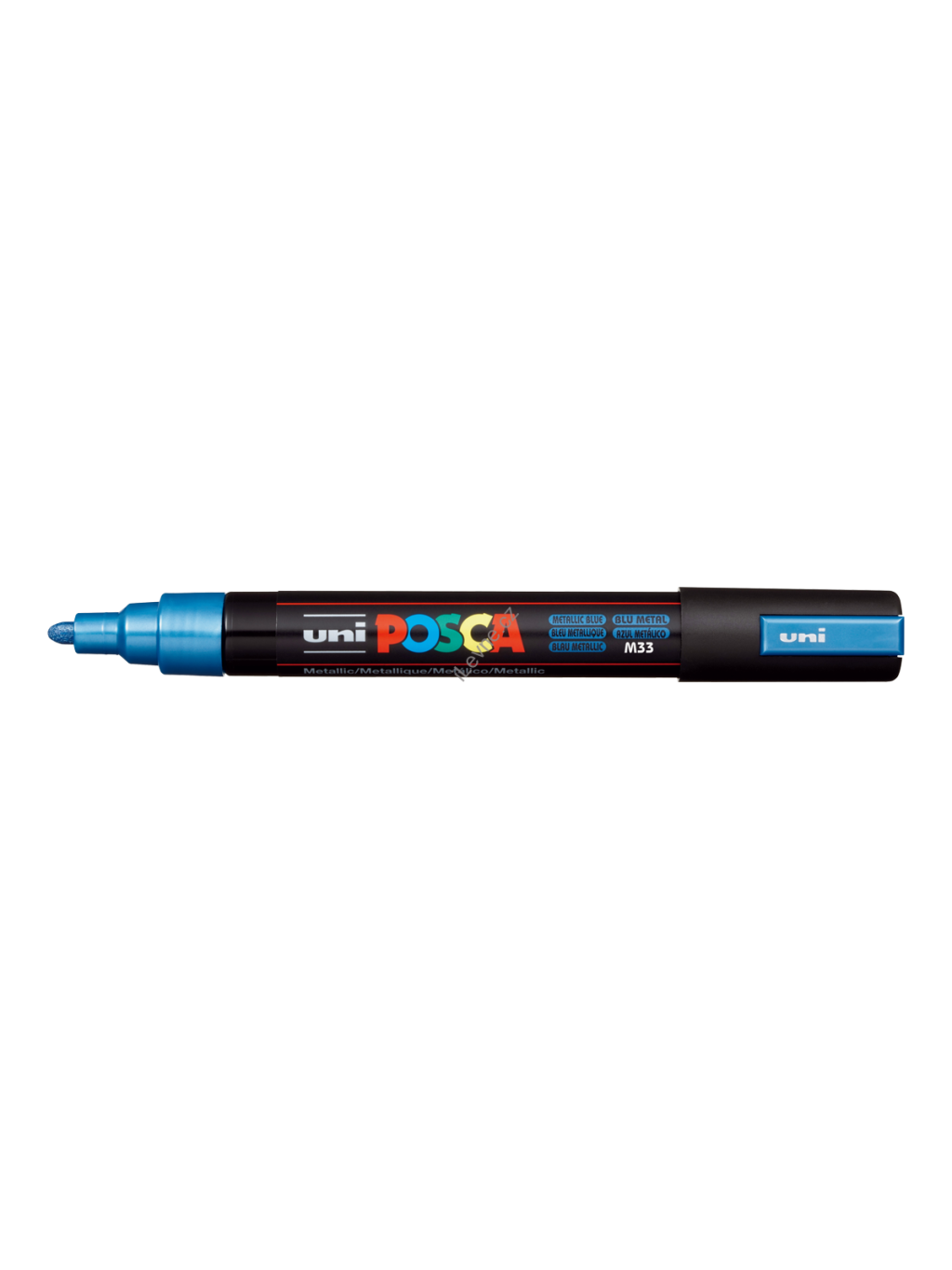 Posca popisovač PC-5M, 1,8 - 2,5 mm, metalická modrá (M33)
