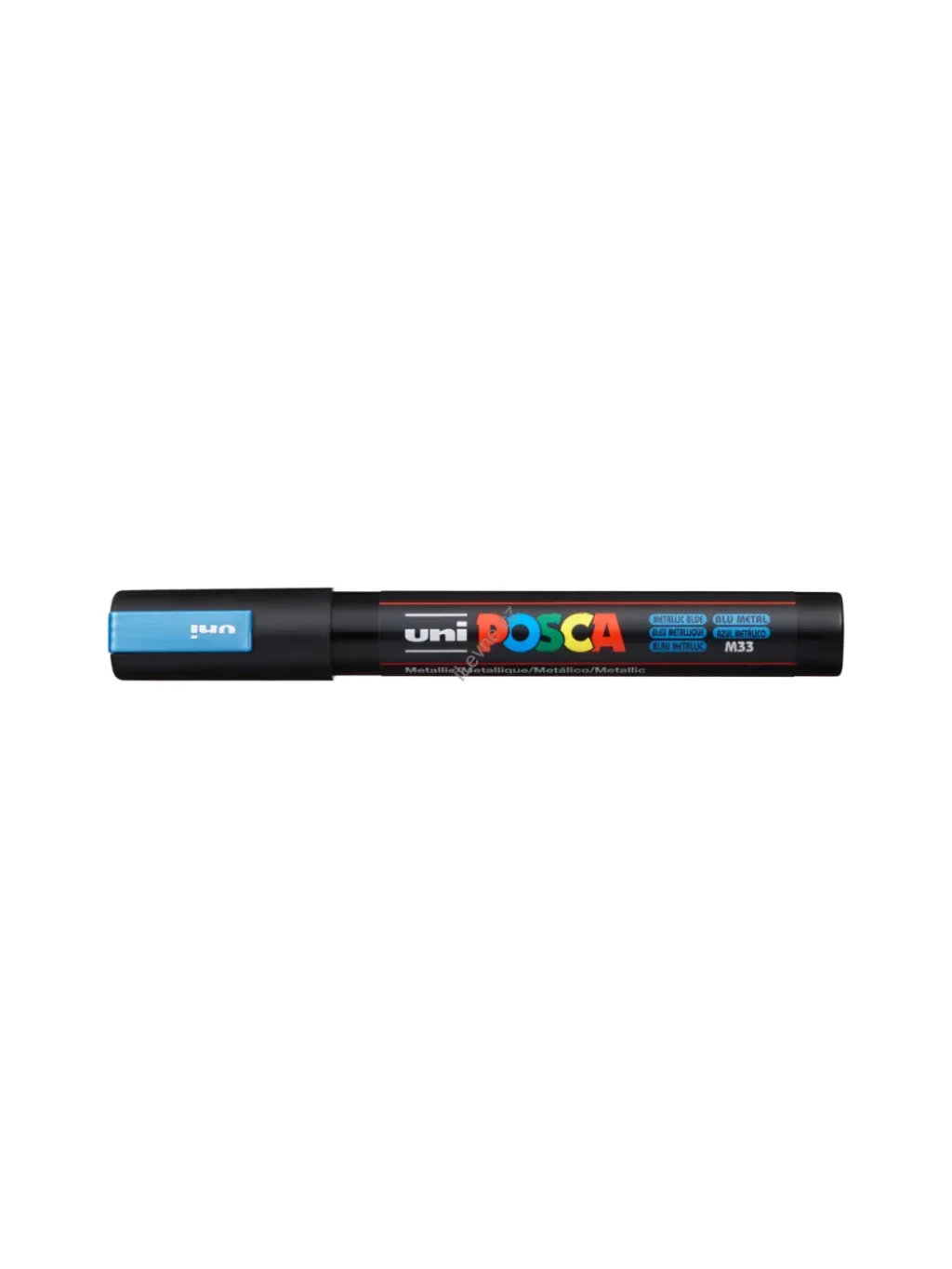 Posca popisovač PC-5M, 1,8 - 2,5 mm, metalická modrá (M33)