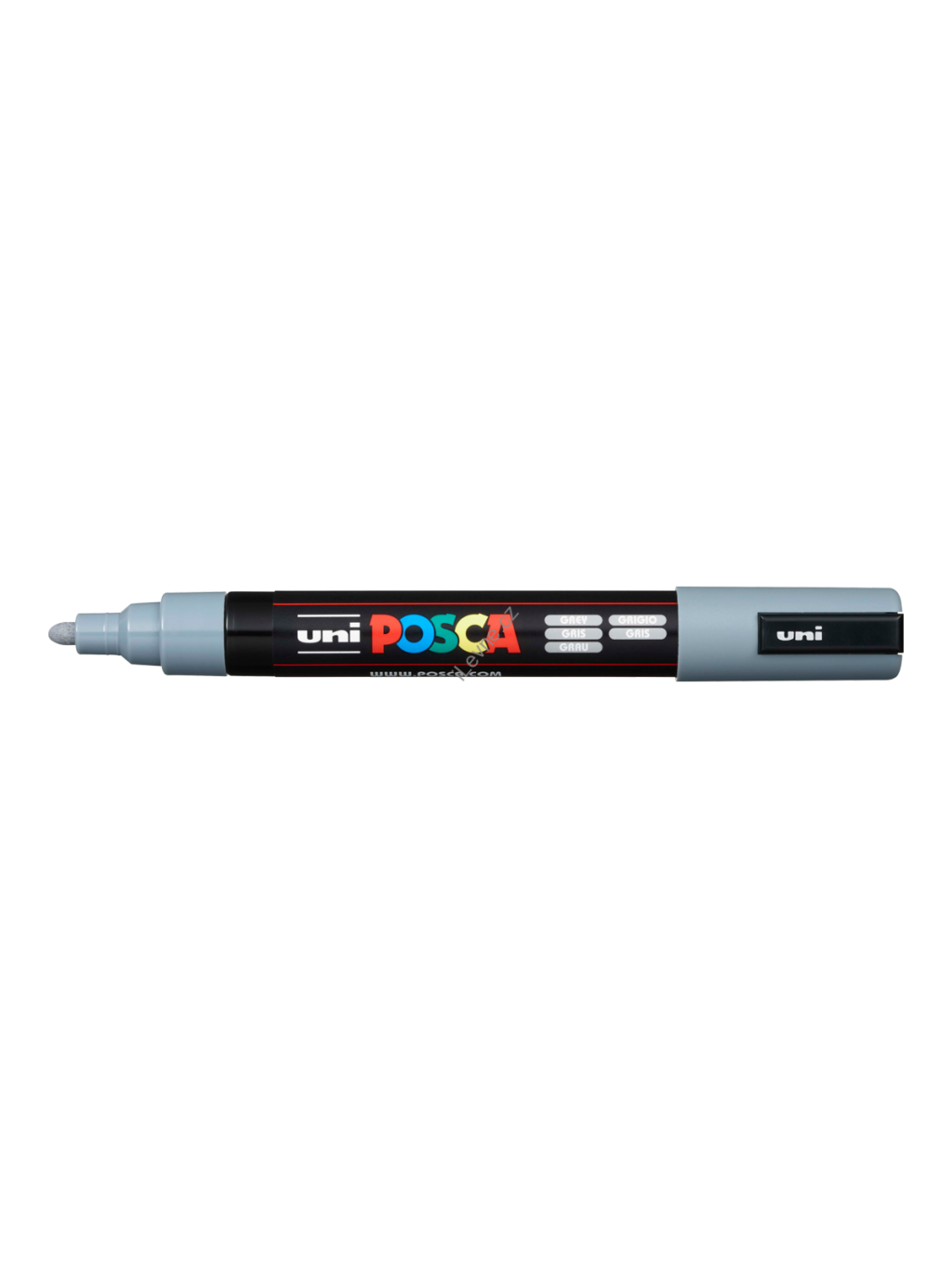 Posca popisovač PC-5M, 1,8 - 2,5 mm, šedá (37)