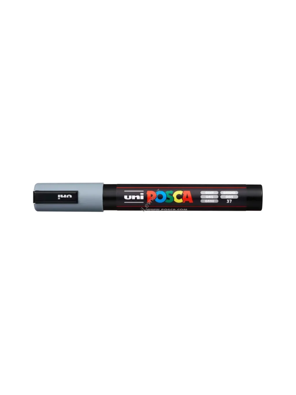Posca popisovač PC-5M, 1,8 - 2,5 mm, šedá (37)
