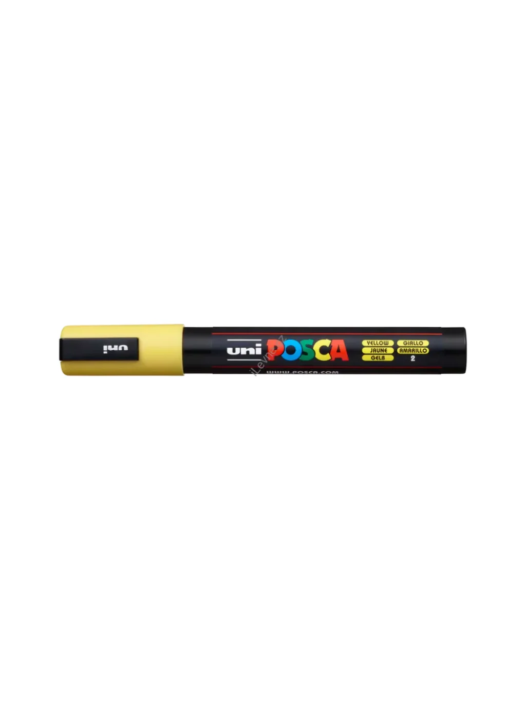 Posca popisovač PC-5M, 1,8 - 2,5 mm, žlutá (2)