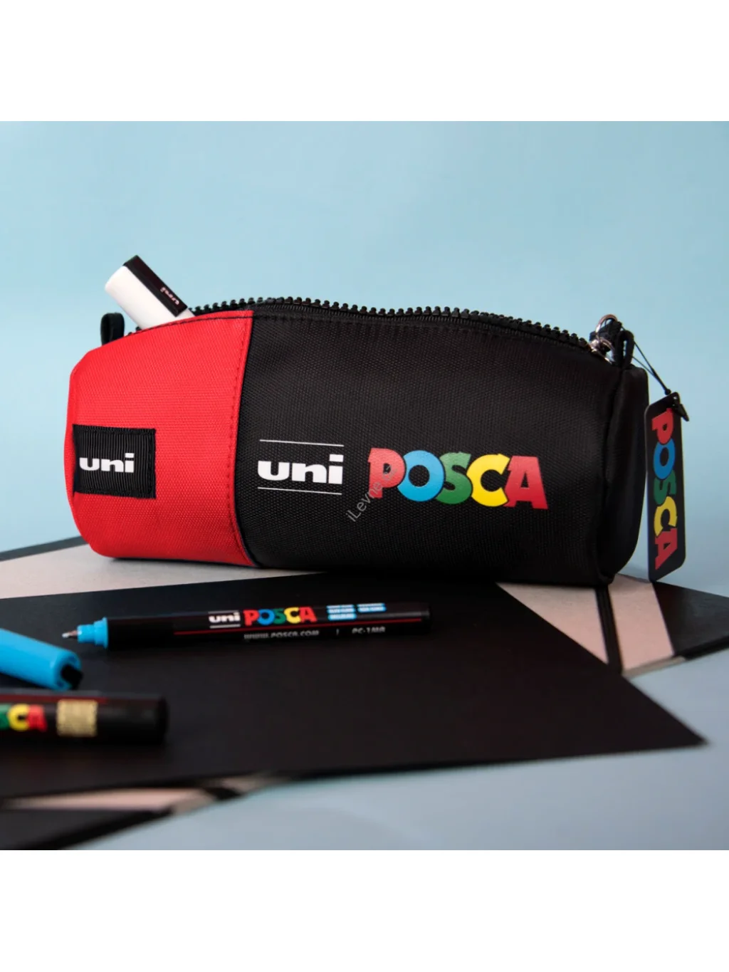Posca pouzdro, černo-červené