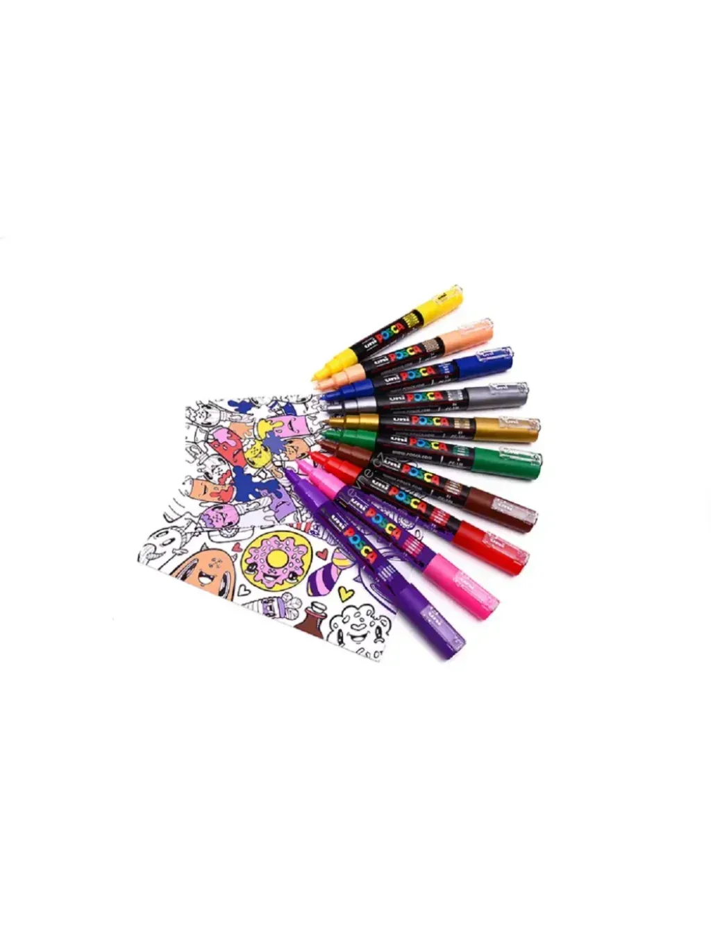 Posca sada popisovačů PC-1M, 0,7 - 1 mm, mix barev (4 ks)