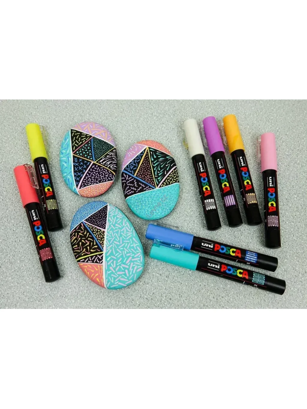 Posca sada popisovačů PC-1M, 0,7 - 1 mm, mix barev (4 ks)