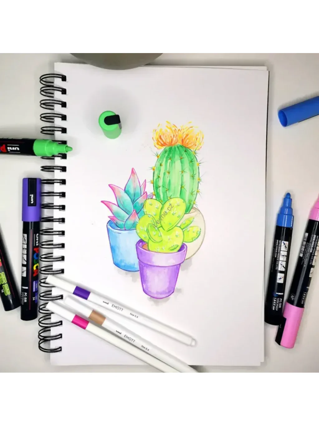 Posca sada popisovačů PC-3M, AUTUMN, 0,9 - 1,3 mm, mix zemitých tónů (8 ks)