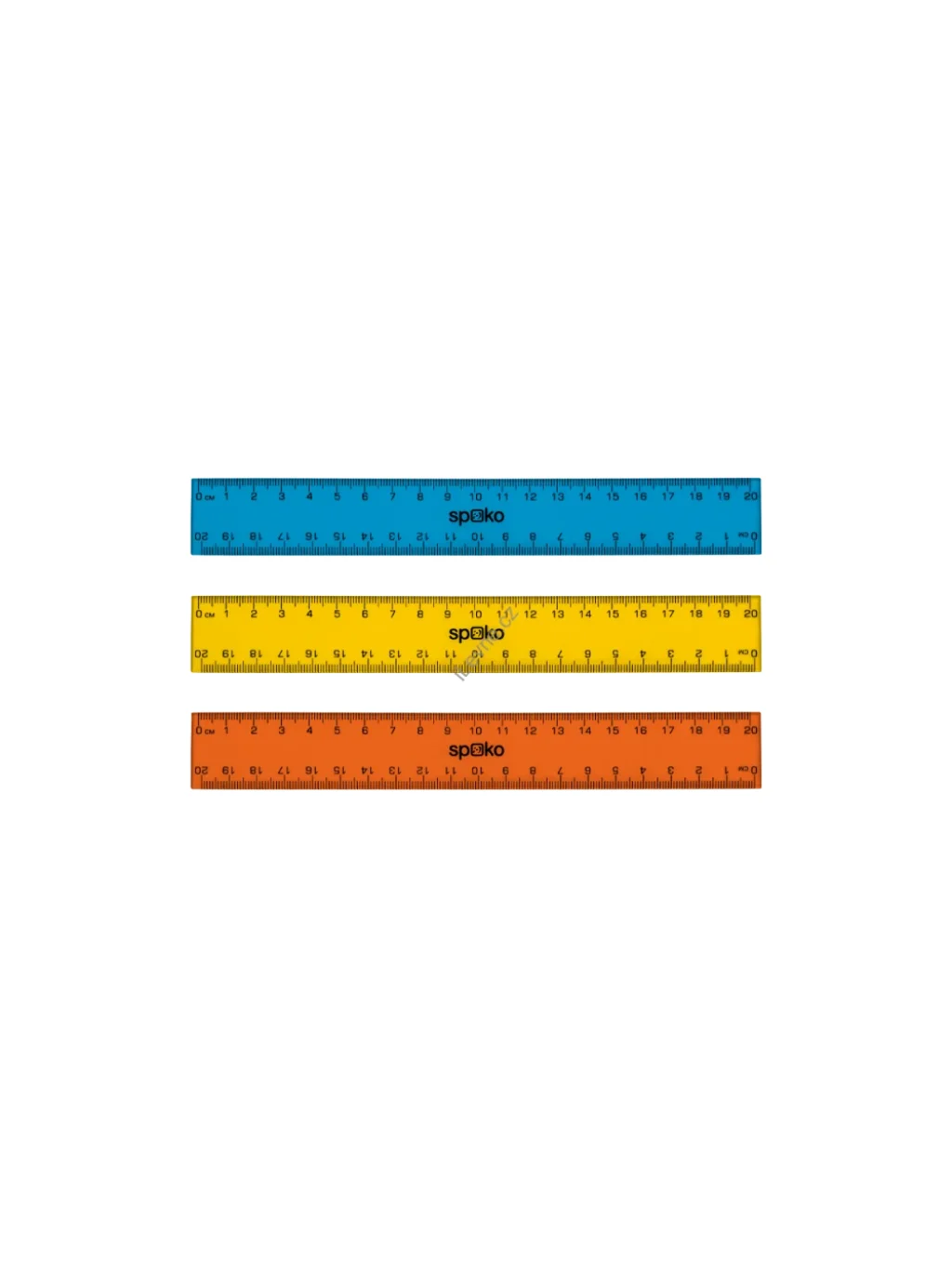 pravítko, 20 cm, mix barev