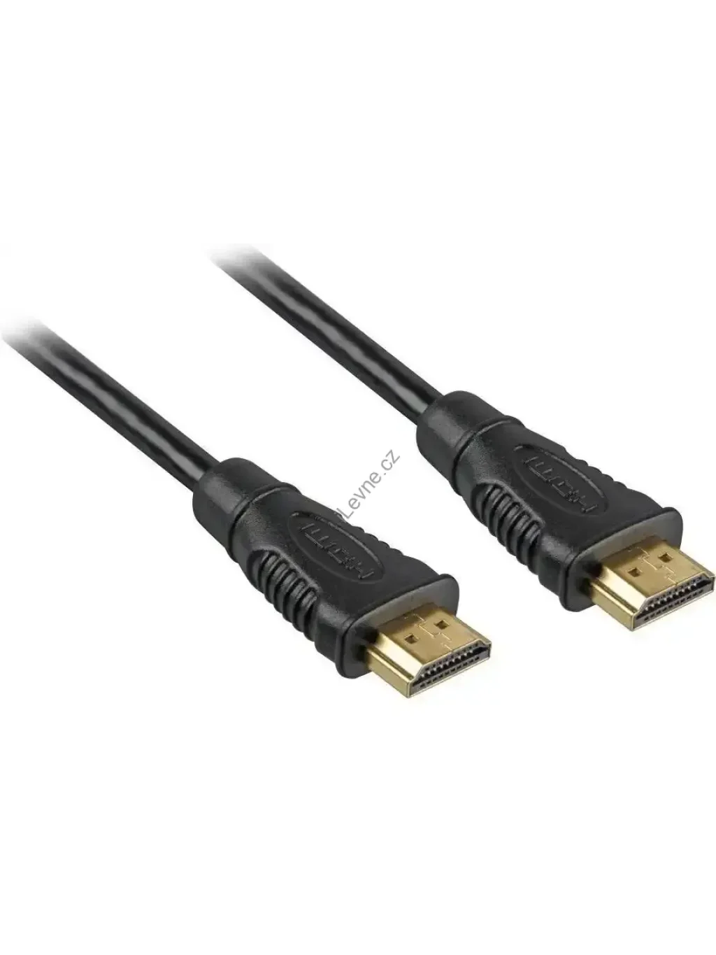 PremiumCord HDMI High Speed + Ethernet kabel/ zlacené konektory/ 5m/ černý