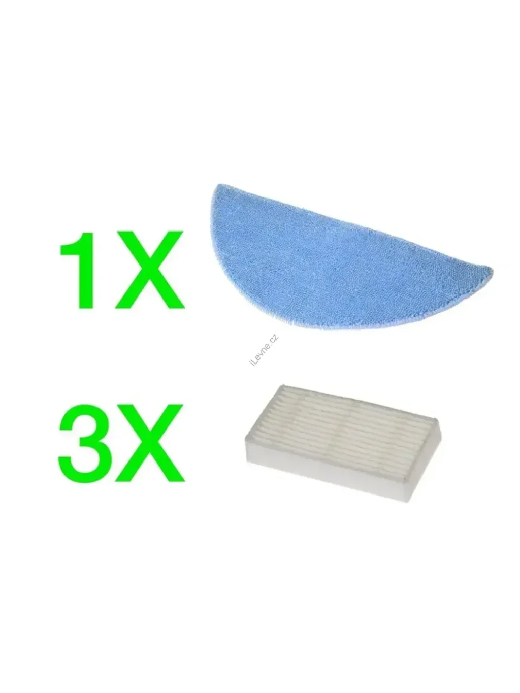 Příslušenství EVOLVEO RoboTrex H5, 3xHEPA filtr, 1x mop