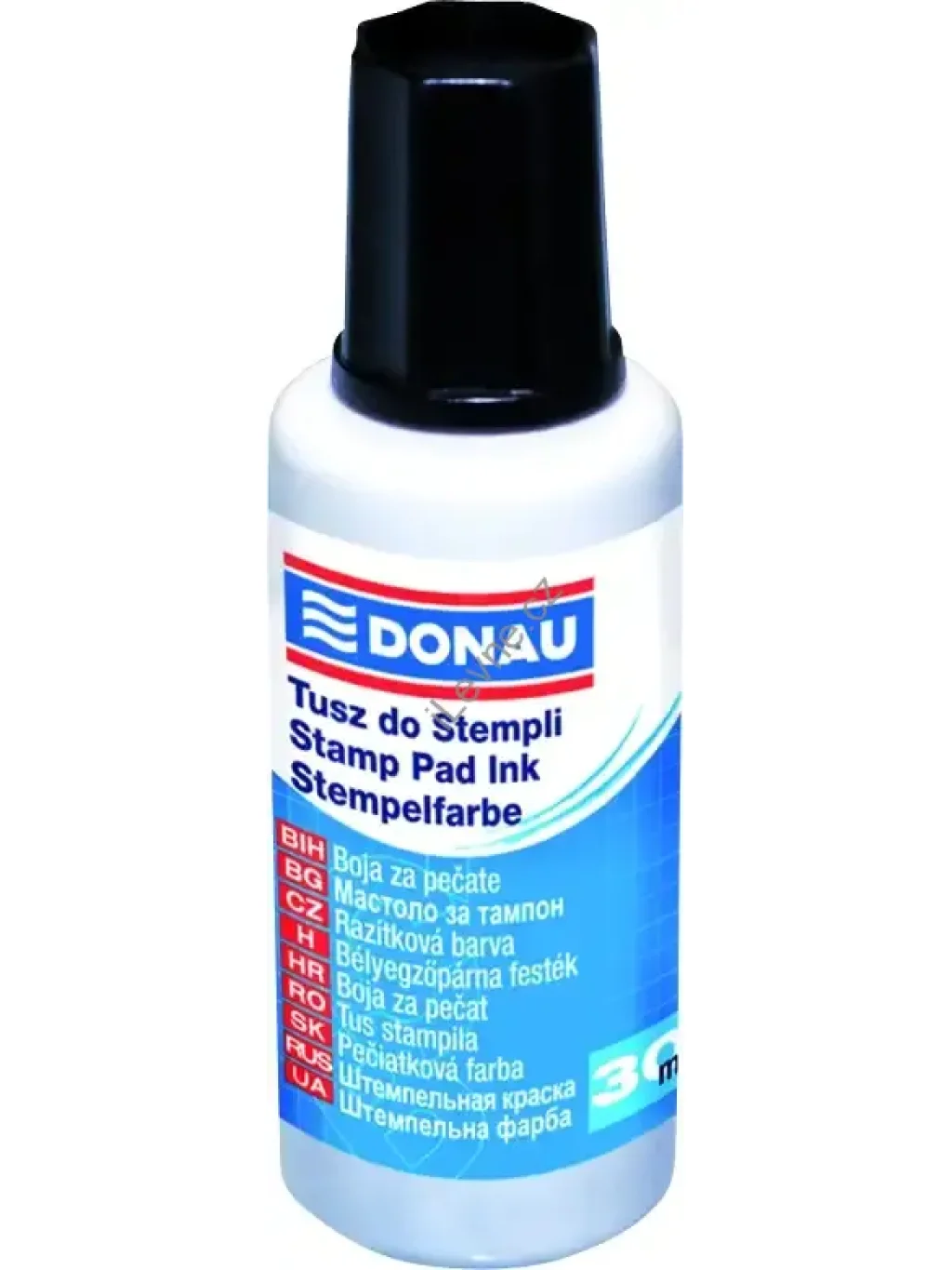 razítková barva 30 ml, černá