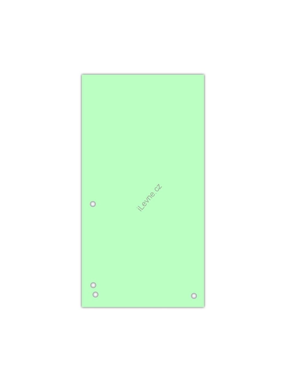 rozlišovací pruhy, 235 x 105 mm, karton, zelené - 100 ks