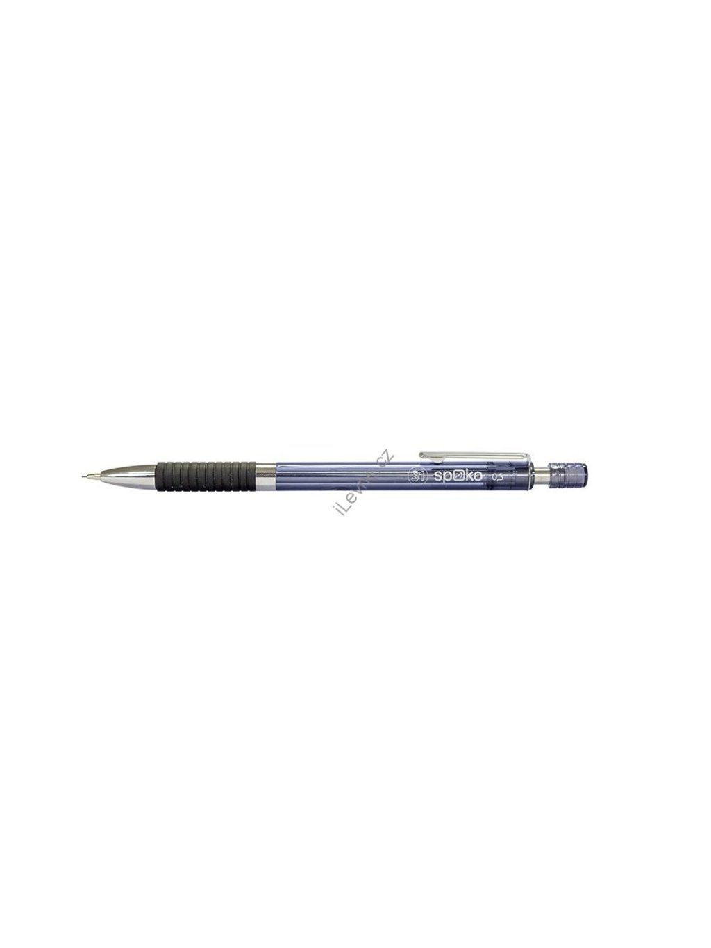 S1 mikrotužka, 0,5 mm, s pryží, displej, antracitová