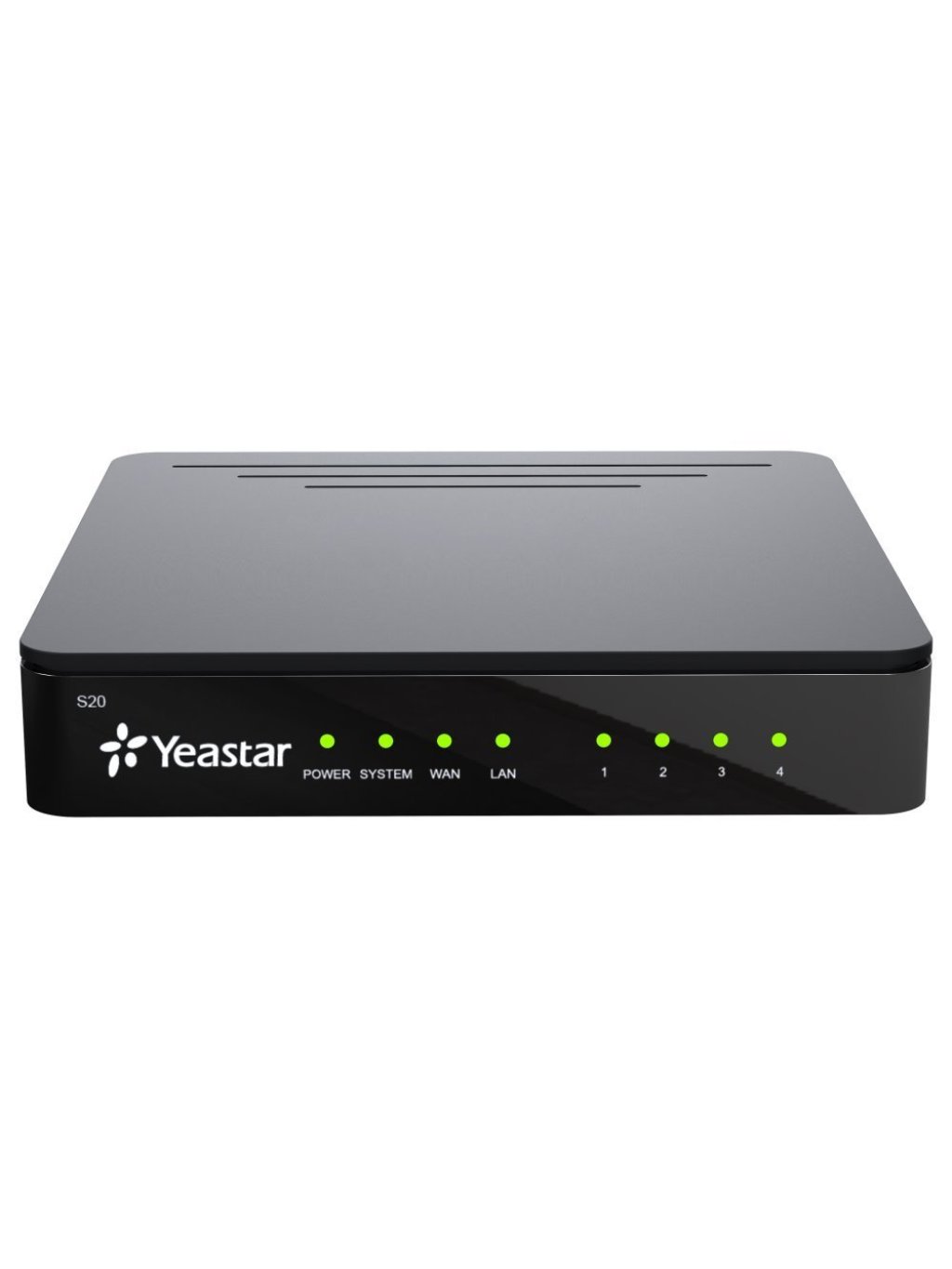 S20, IP PBX, až 4 porty, 20 uživatelů, 10 hovorů