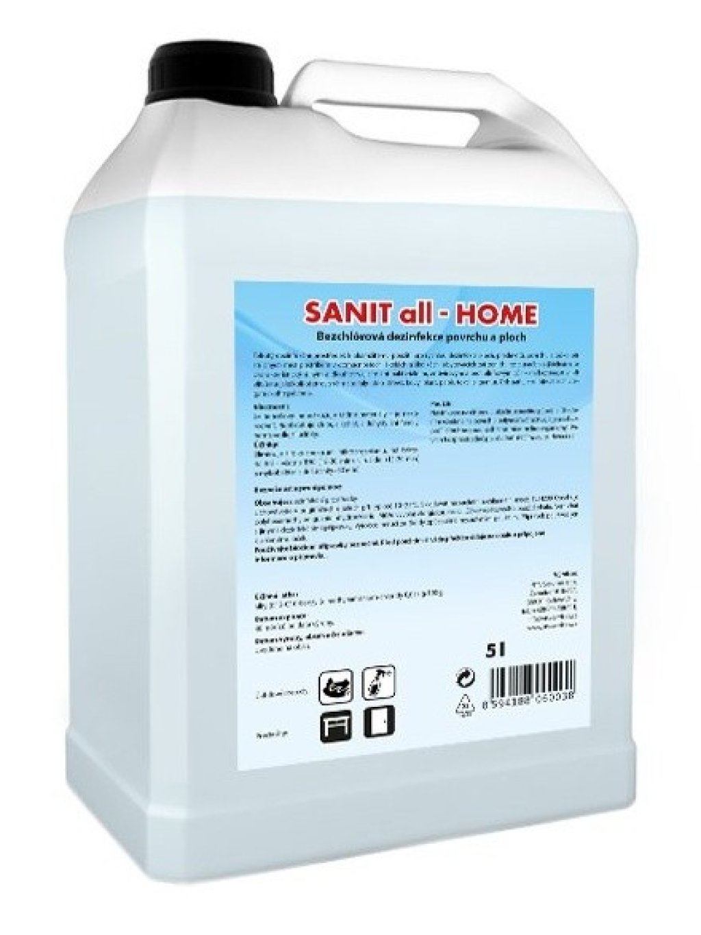 SANIT all HOME čisticí a dezinfekční prostředek 5 l