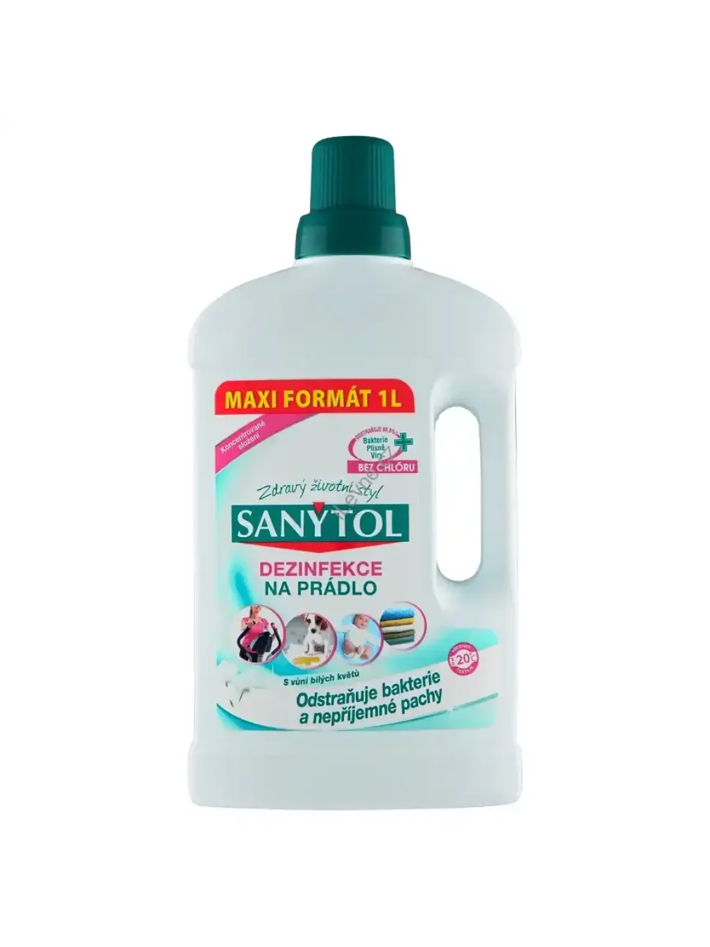 Sanytol - dezinfekce na prádlo, 1000 ml, bílé květy