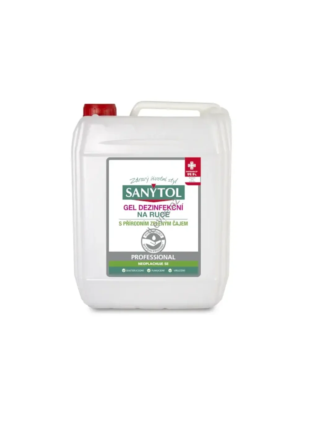 Sanytol Professional - dezinfekční gel na ruce, kanystr, 5 l