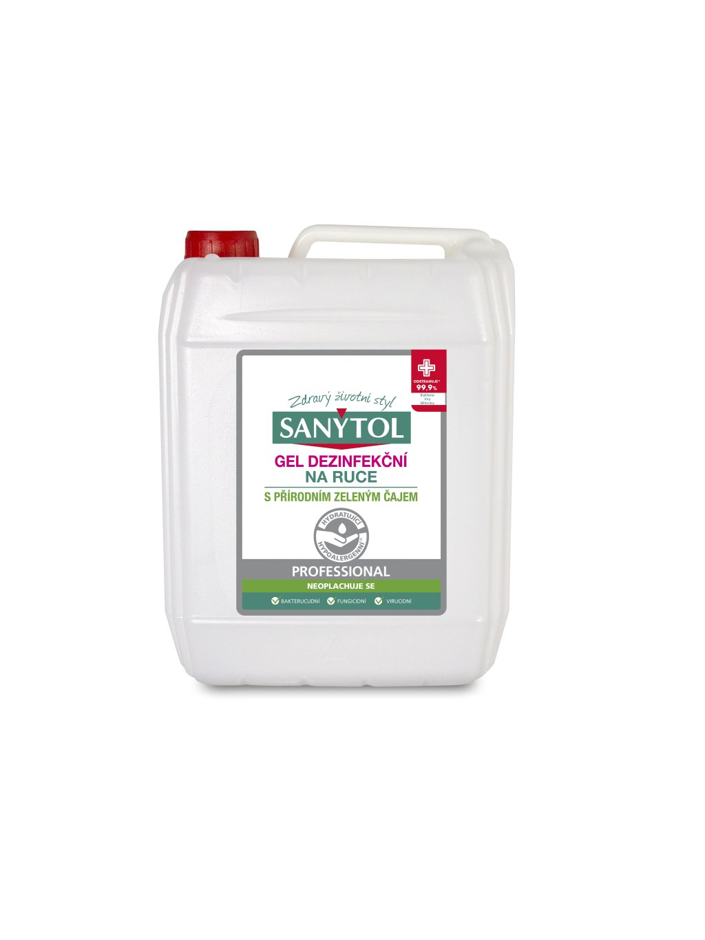 Sanytol Professional - dezinfekční gel na ruce, kanystr, 5 l