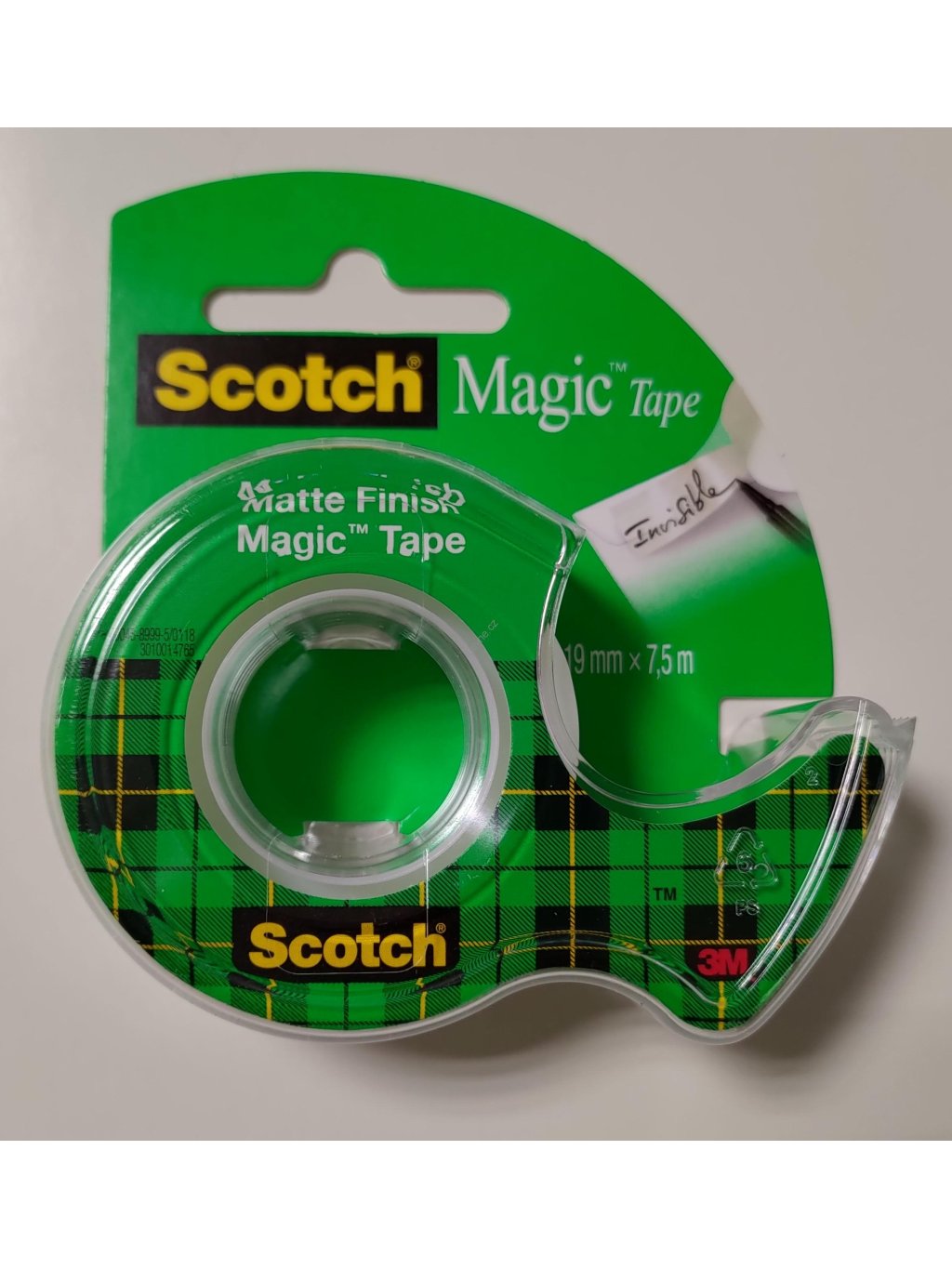 samolepící páska Magic se zásobníkem 19 mm x 7,5 m