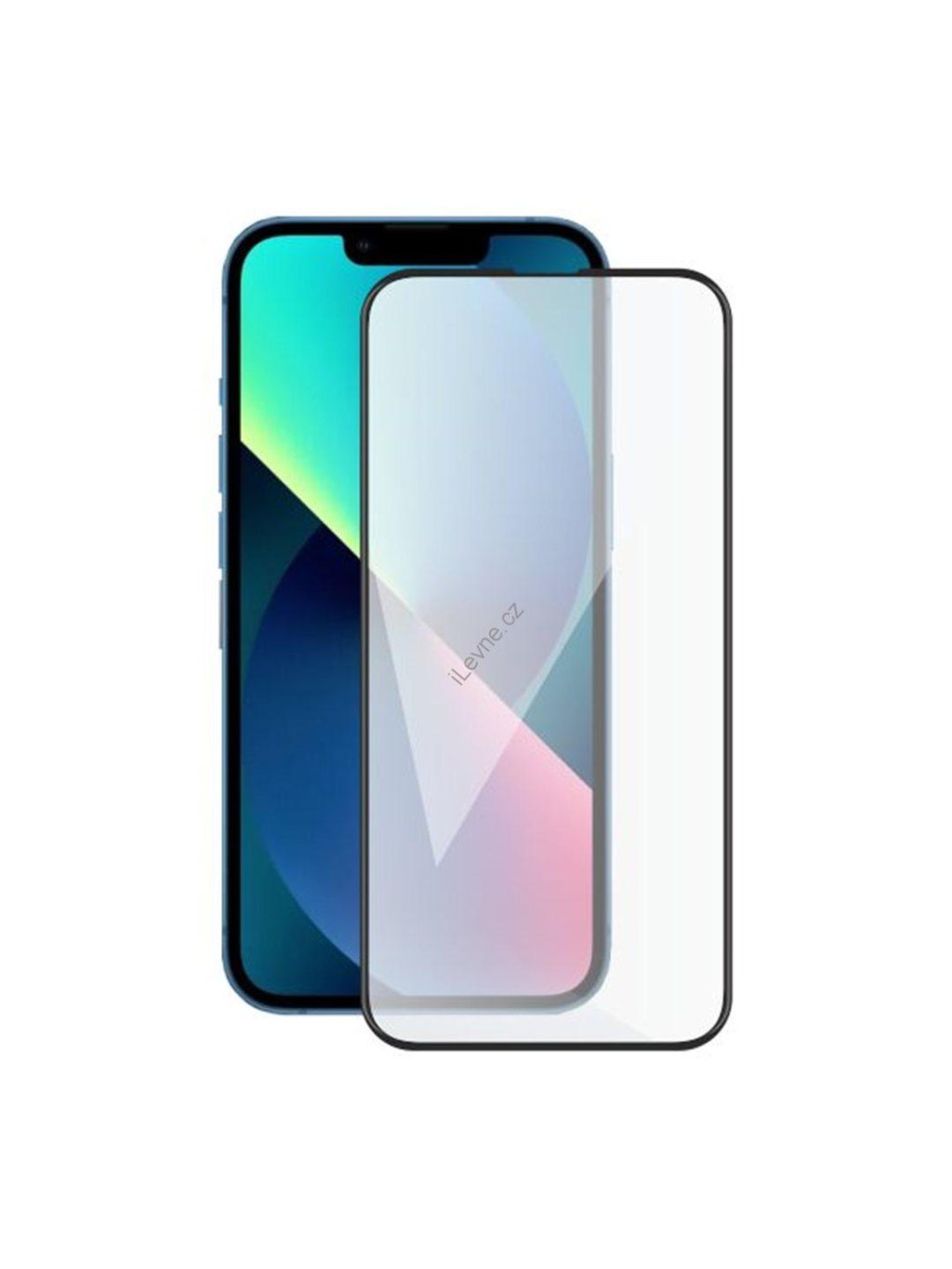 Screenshield APPLE iPhone 14 (full COVER black) Tempered Glass Protection