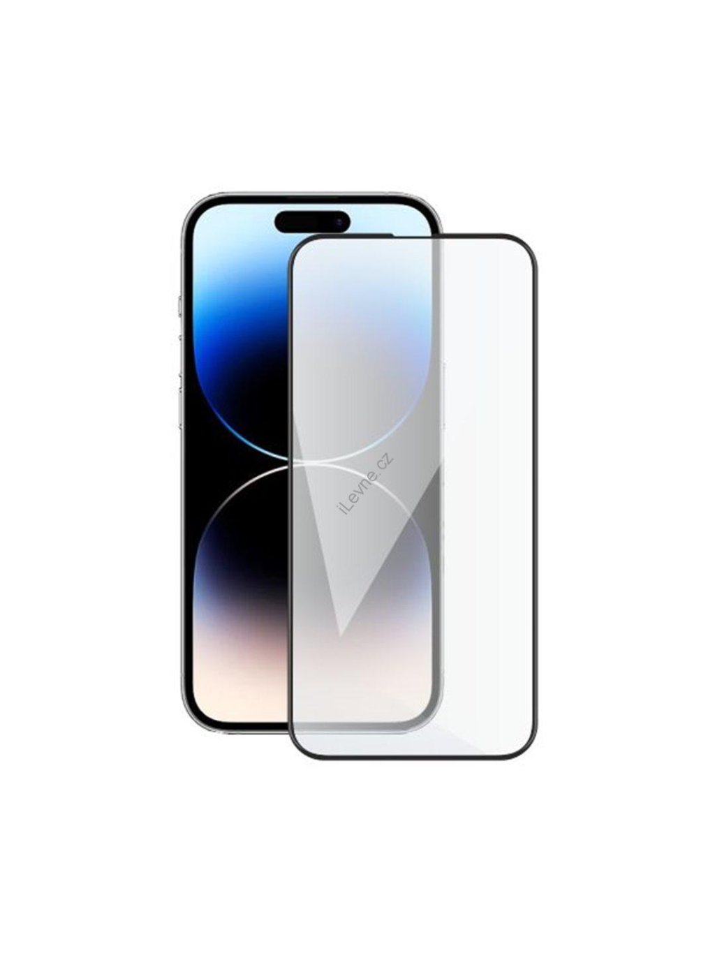 Screenshield APPLE iPhone 14 Pro (full COVER black) Tempered Glass Protection