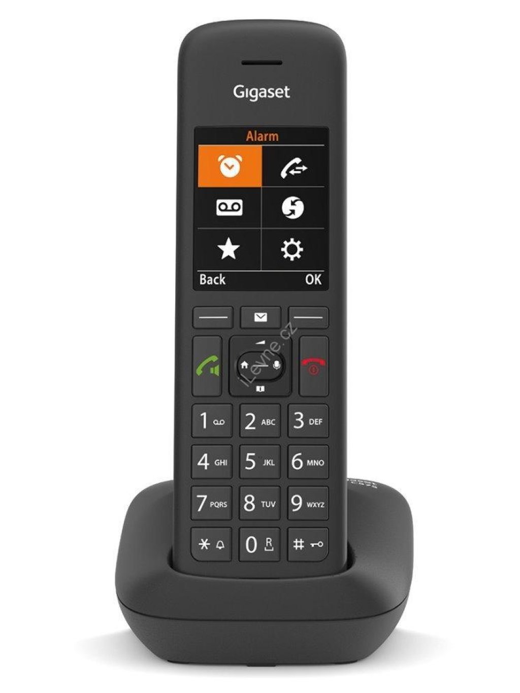 SIEMENS GIGASET C575 - DECT/GAP bezdrátový telefon, barva černá