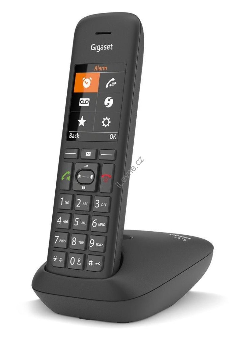 SIEMENS GIGASET C575 - DECT/GAP bezdrátový telefon, barva černá