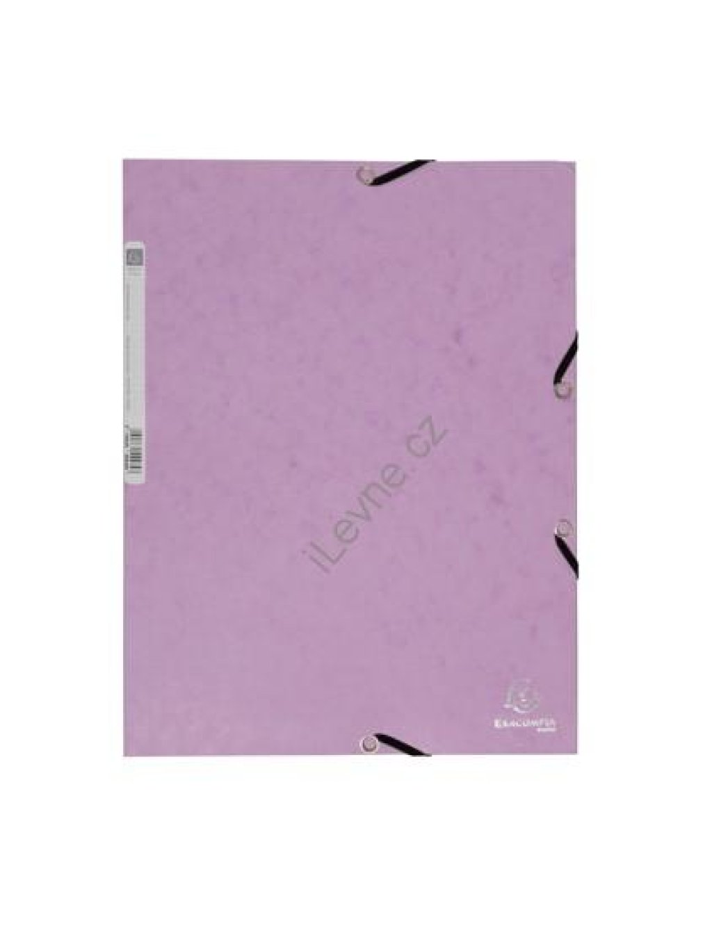 spisové desky s gumičkou Pastel, A4 maxi, prešpán, 400 g/m2, fialové