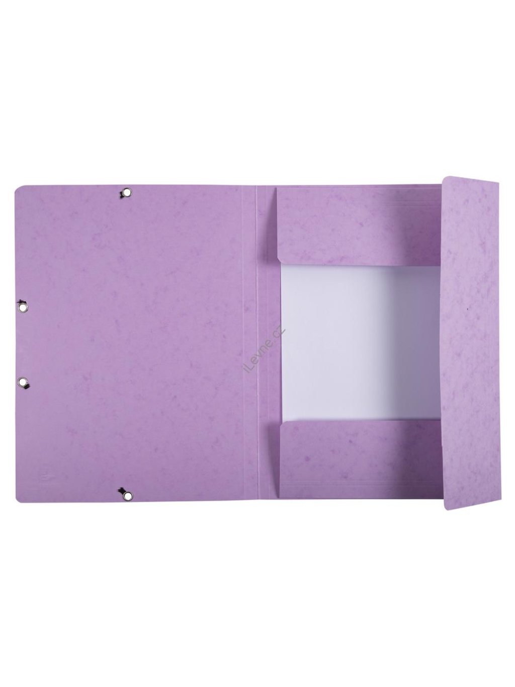 spisové desky s gumičkou Pastel, A4 maxi, prešpán, 400 g/m2, fialové