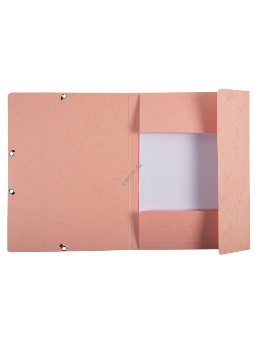 spisové desky s gumičkou Pastel, A4 maxi, prešpán, 400 g/m2, korálové