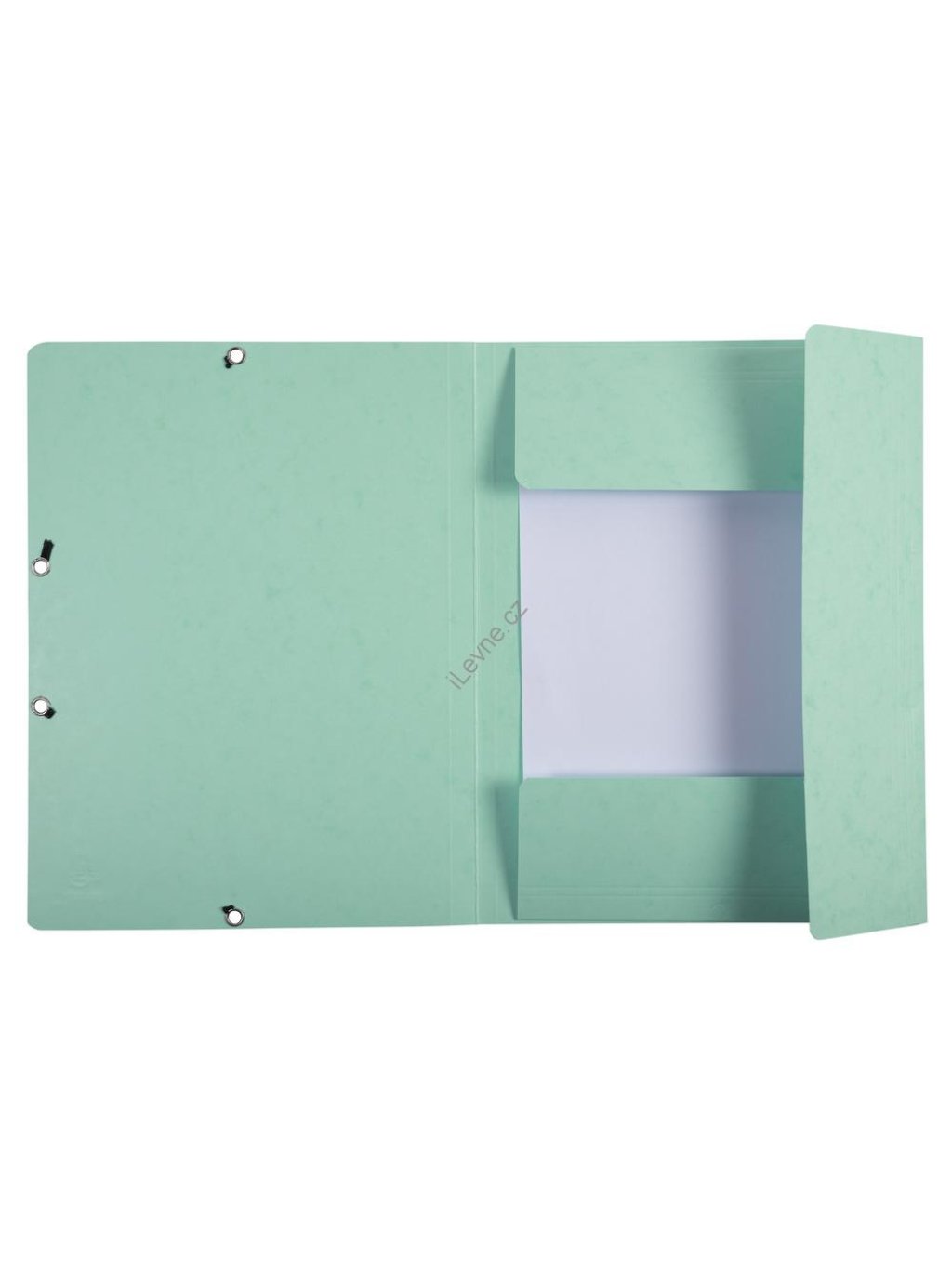 spisové desky s gumičkou Pastel, A4 maxi, prešpán, 400 g/m2, zelené