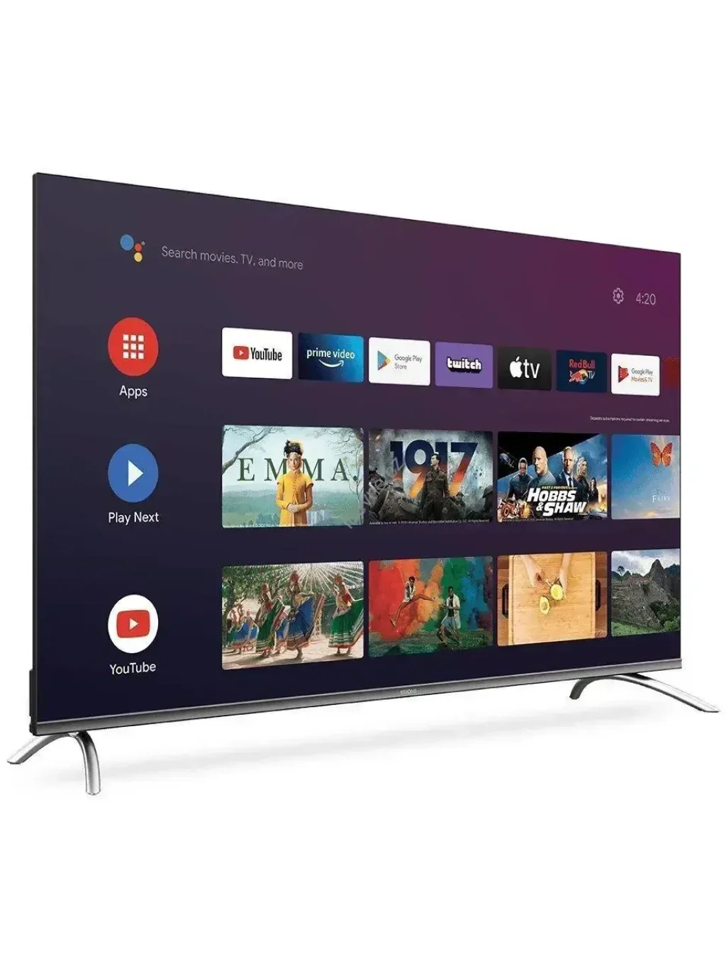 STRONG SMART LED TV 50"/ SRT50UD7553/ UHD/ 3840x2160/ DVB-T2/C/S2/ H.265/HEVC/ 3x HDMI/ 2xUSB/ Wi-Fi/ LAN/ G/ ANDROID 11