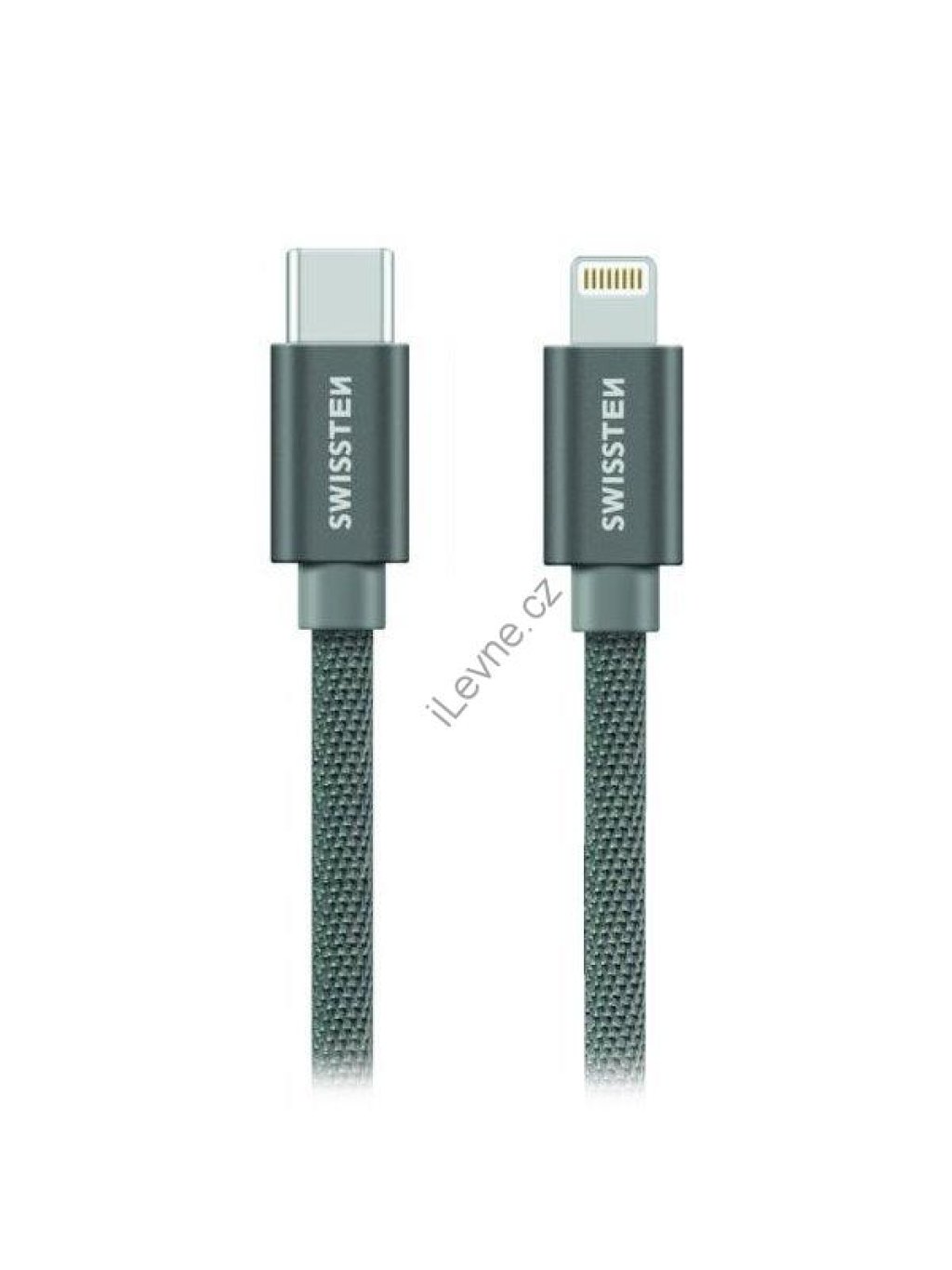 Datový Kabel Textile USB-C / Lightning 1,2 M Šedý