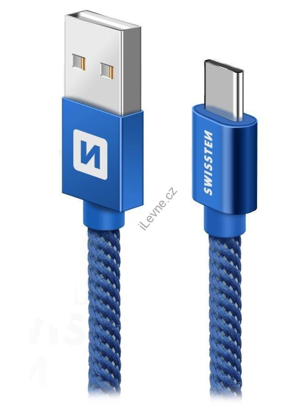 Swissten Datový Kabel Textile Usb / Usb-C 1,2 M Modrý