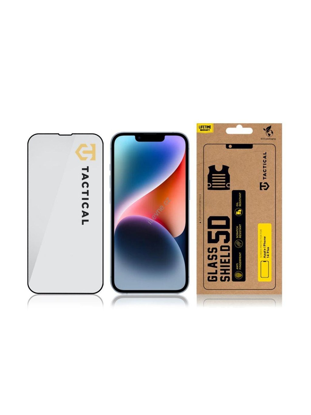 Tactical Glass Shield 5D sklo pro Apple iPhone 13/ 13 Pro/ 14/ 16e Black